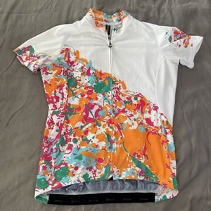 Assos Women's Size L Short Sleeve Wild Cycling Jersey